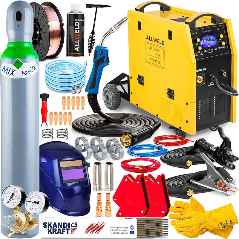 Spawarka Inwertorowa Magnum MIG 291 Alu Cu Synergia Zestaw#3