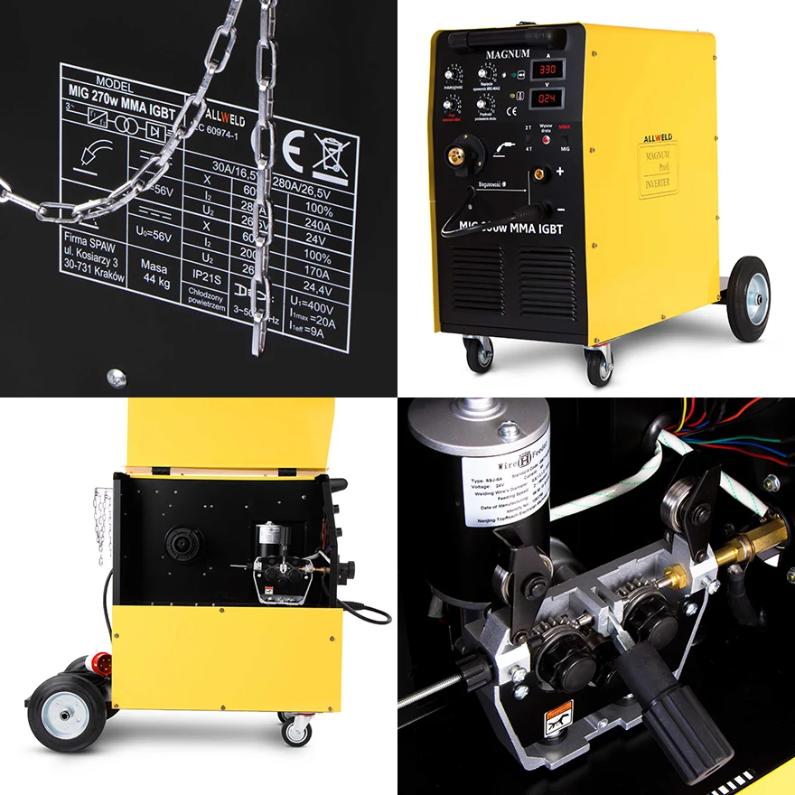 Spawarka Inwertorowa Magnum 330 W MIG MAG Lutospawanie Zestaw #1