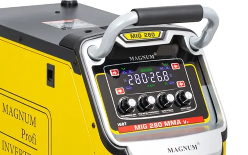 Spawarka Magnum MIG 280 MMA V2 4x4 IGBT 400V 300A Zestaw #2AK
