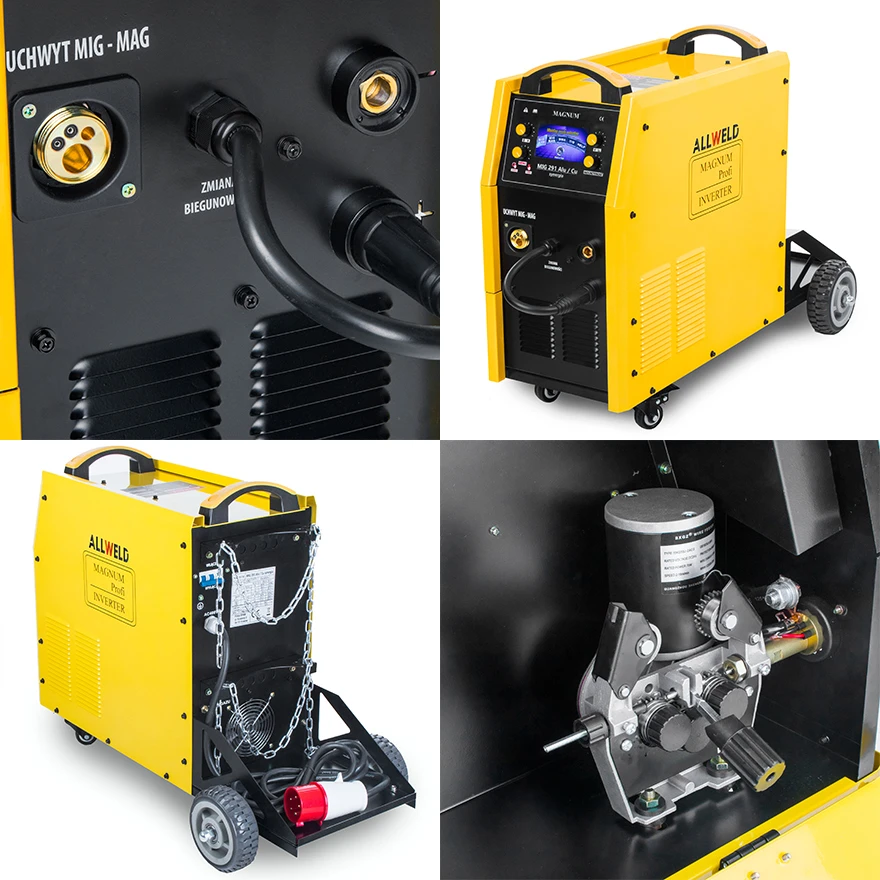 Spawarka Migomat Magnum MIG 291 Alu Cu Synergia Zestaw #2AK