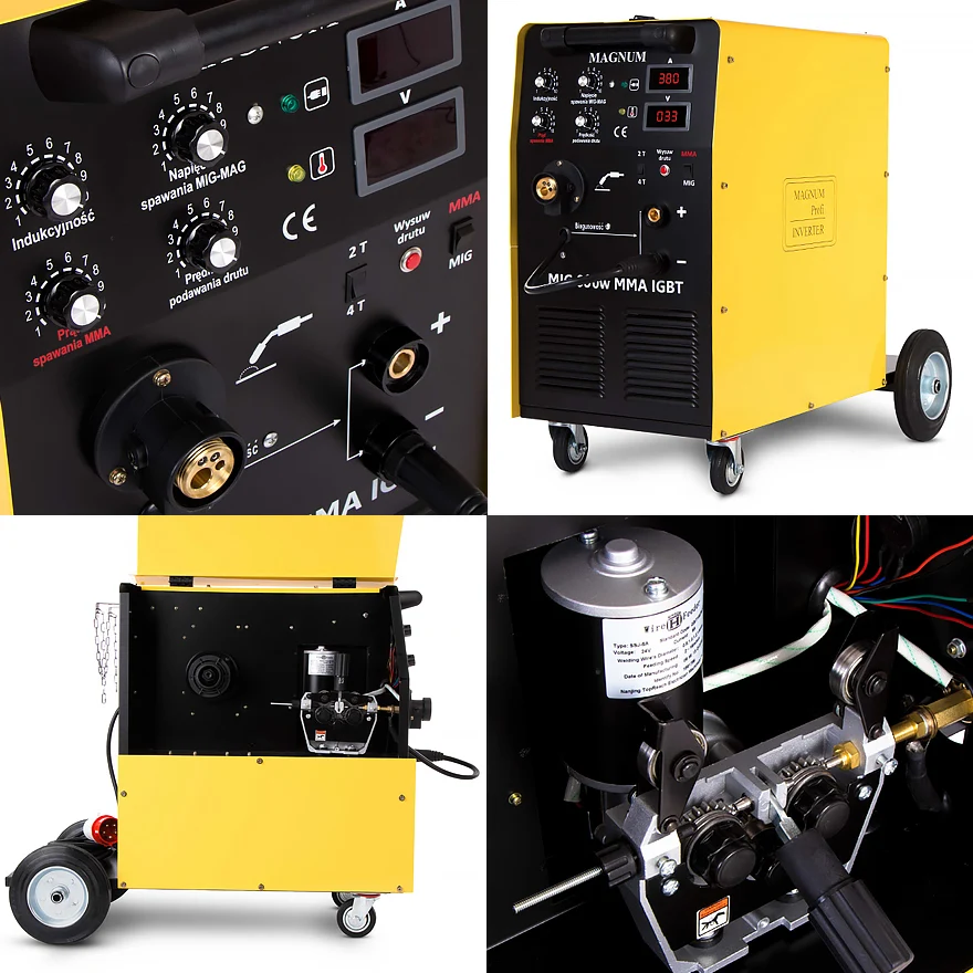Spawarka Migomat Magnum 380 W MIG MAG MMA Zestaw #1AK