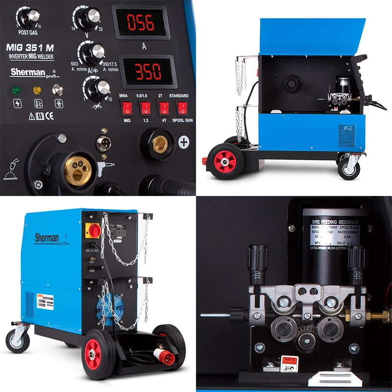 Spawarka Migomat Sherman MIG 351 M 4R Lutospawanie Zestaw#3