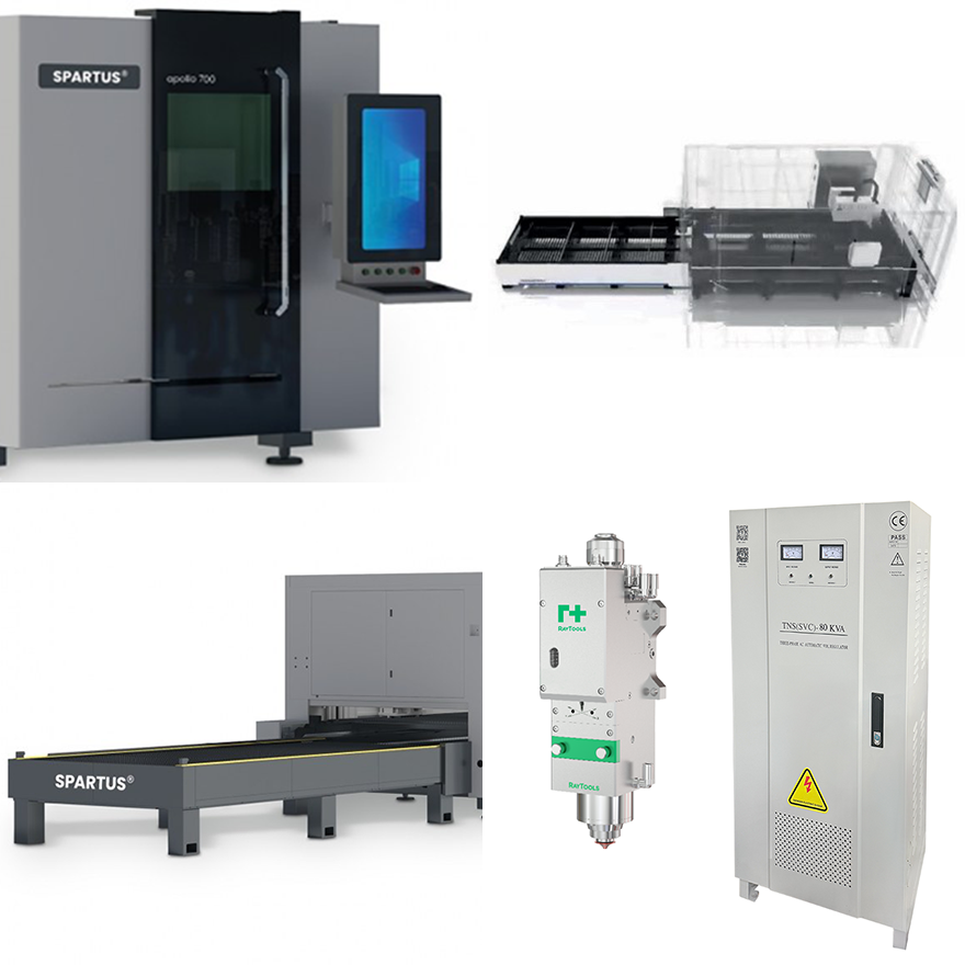 Wycinarka Laserowa Laser SPARTUS Apollo 700 6000W - Kolaż