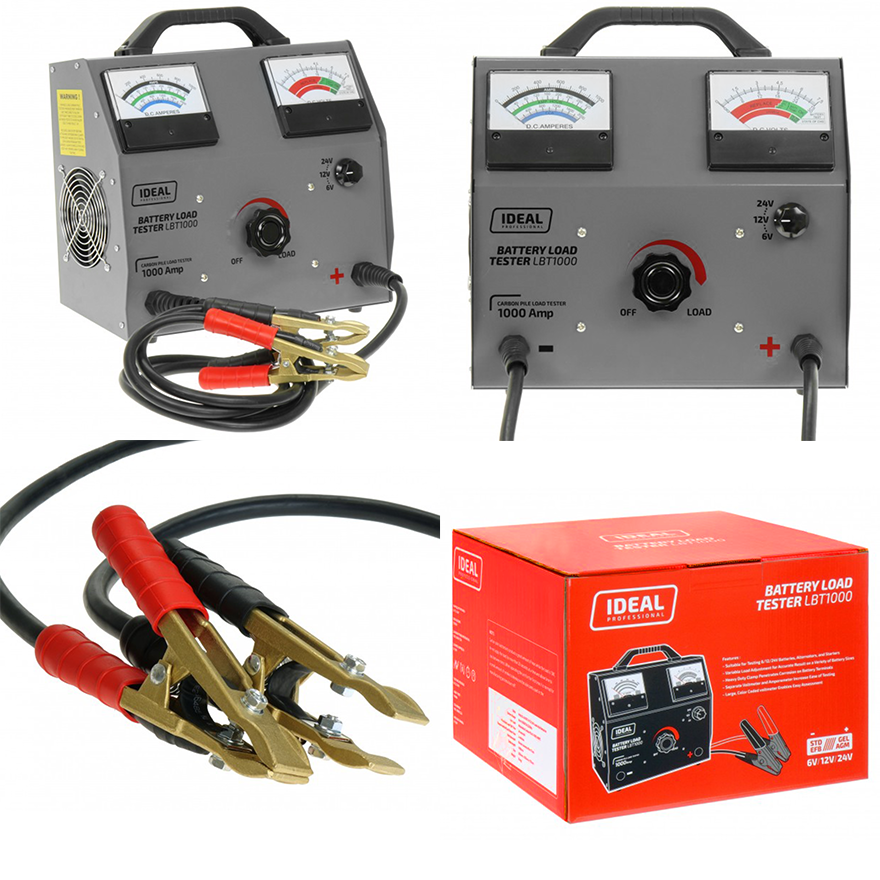 Tester akumulatora IDEAL LBT1000 TRUCK - Kolaż