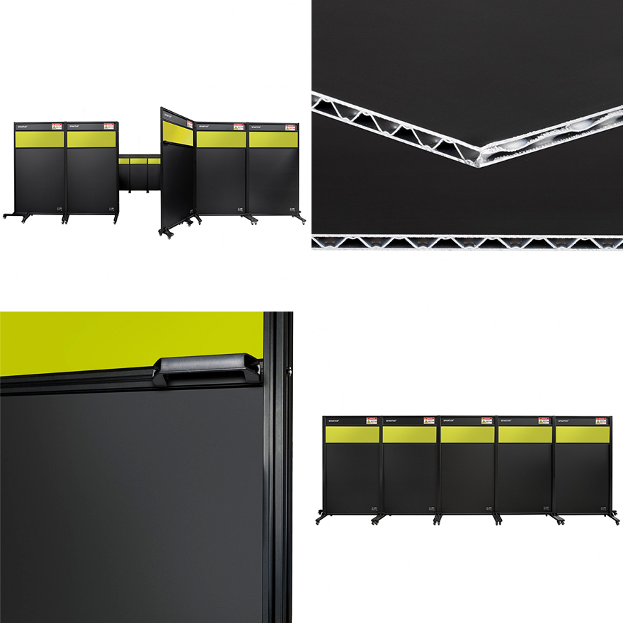 Zabudowa Stanowiska Do Spawania Laserowego SPARTUS PROTECT 5560 x 5500 - Kolaż