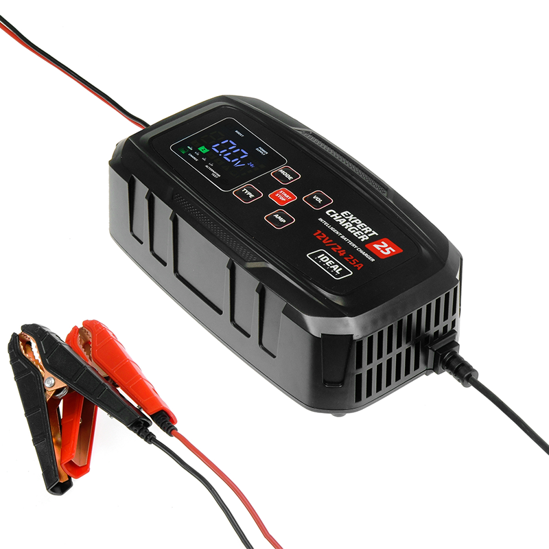 Prostownik Samochodowy Ideal EXPERT CHARGER 25 12/24V - Główne Zdjęcie