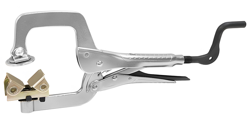 Ścisk Spawalniczy Klamrowy Do Rur STRONG HAND Podkładka V 360 x 75 mm - Główne Zdjęcie