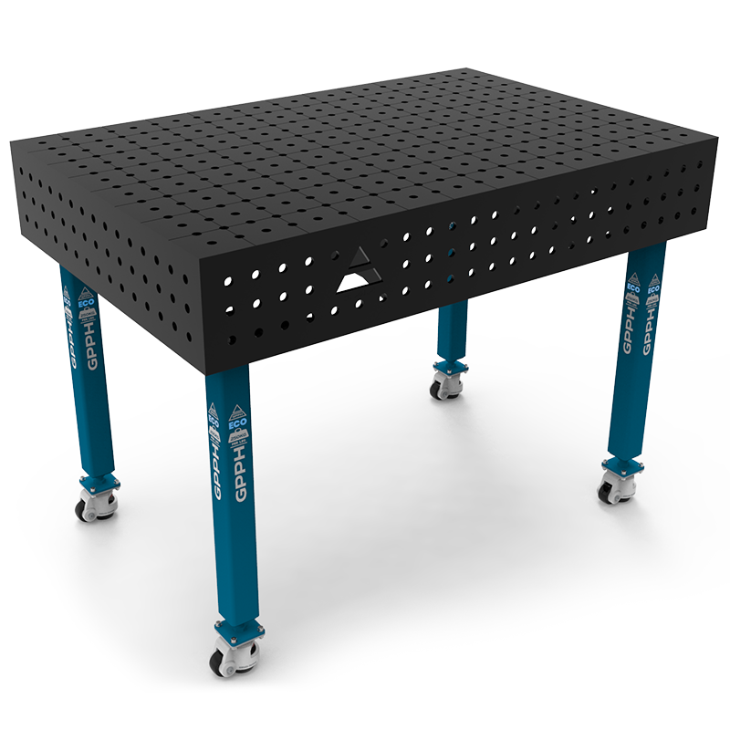 Stół Spawalniczy Na Kołach GPPH ECO Fi16 50x50 - 1200 x 800 mm - Główne Zdjęcie