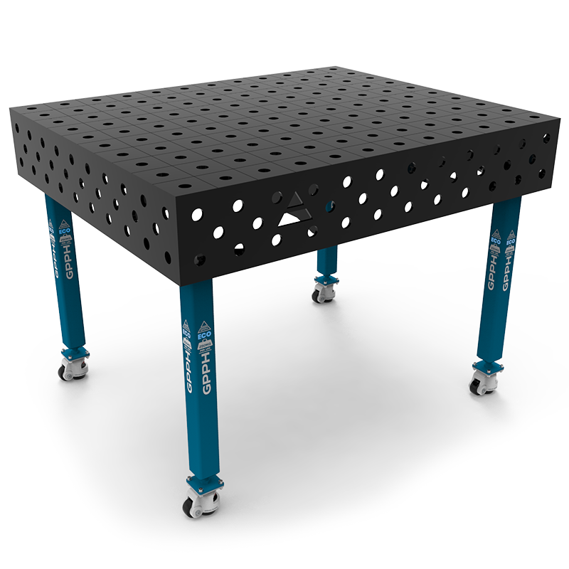 Stół Spawalniczy Na Kołach GPPH ECO Fi28 100x100 - 1200 x 1000 mm - Główne Zdjęcie