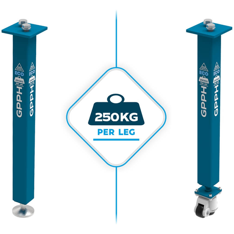 Stół Spawalniczy Na Stopach GPPH ECO Fi16 50x50 - 1200 x 1000 mm - Nośność