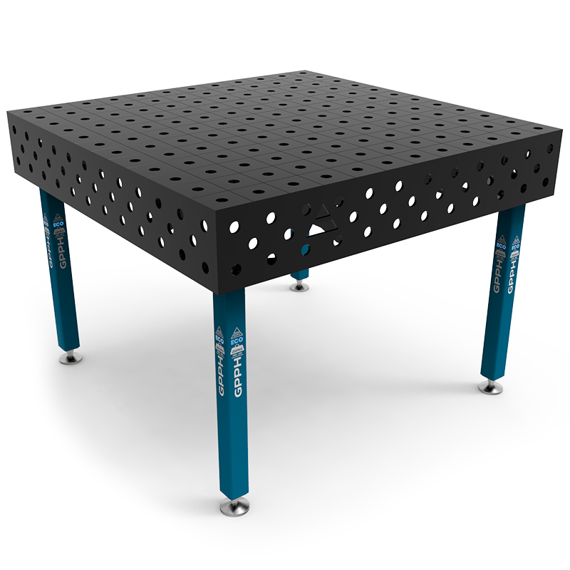 Stół Spawalniczy Na Stopach GPPH ECO Fi28 100x100 - 1200 x 1200 mm - Główne Zdjęcie
