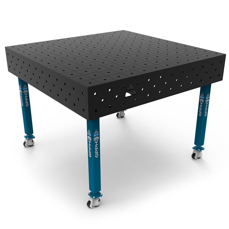 Stół Spawalniczy Na Kołach GPPH ECO Fi16 100x100 - 1200 x 1200 mm - Główne Zdjęcie
