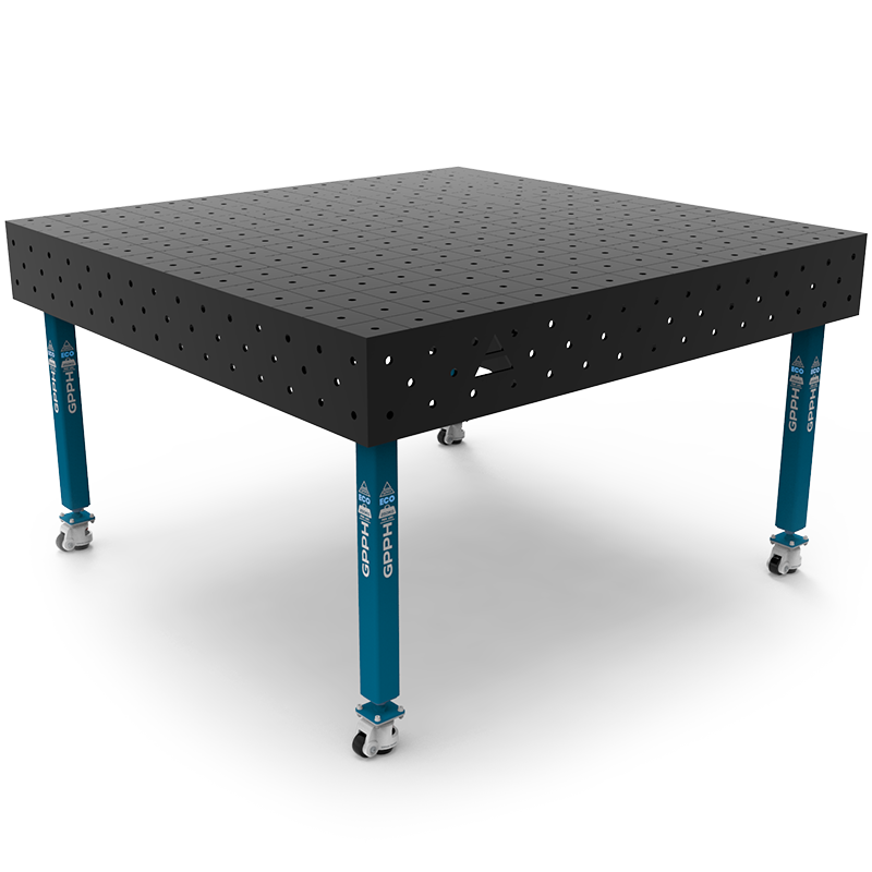 Stół Spawalniczy Na Kołach GPPH ECO Fi16 100x100 - 1500 x 1480 mm - Główne Zdjęcie