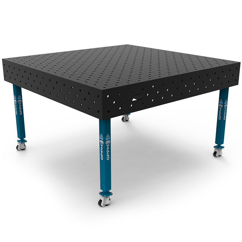 Stół Spawalniczy Na Kołach GPPH ECO Fi16 Siatka Diagonalna - 1500 x 1480 mm - Główne Zdjęcie