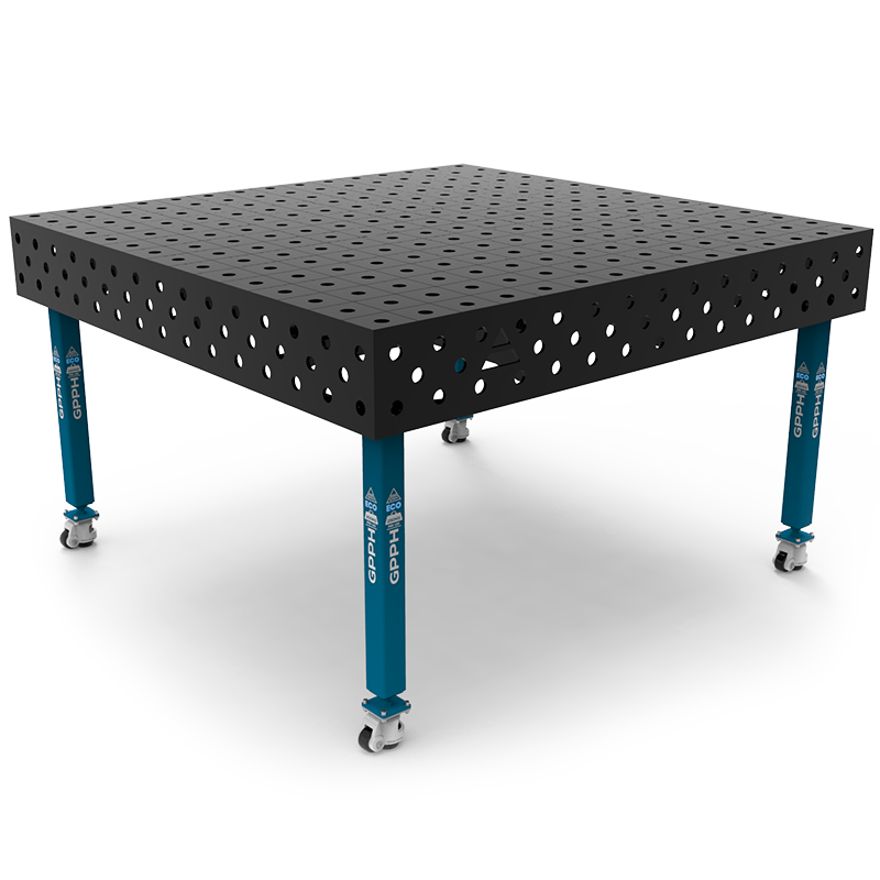 Stół Spawalniczy Na Kołach GPPH ECO Fi28 100x100 - 1500 x 1480 mm - Główne Zdjęcie