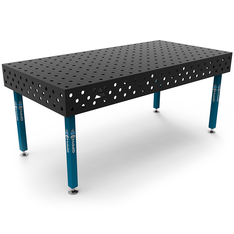 Stół Spawalniczy Na Stopach GPPH ECO Fi28 100x100 - 2000 x 1000 mm - Główne Zdjęcie