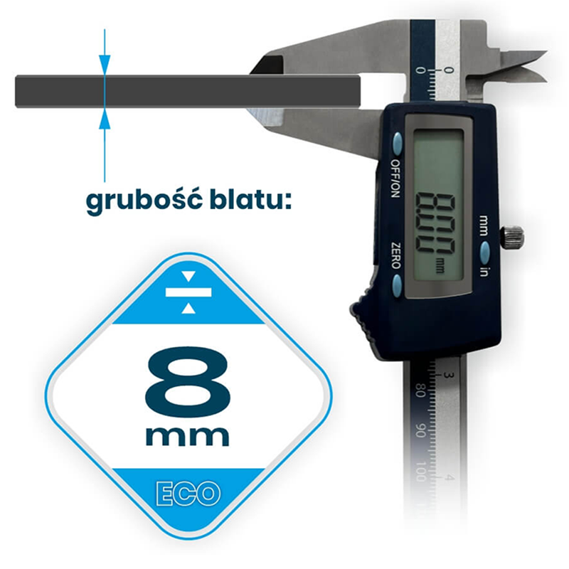 Stół Spawalniczy Na Stopach GPPH ECO Fi16 100x100 - 2000 x 1000 mm - Grubość Blatu
