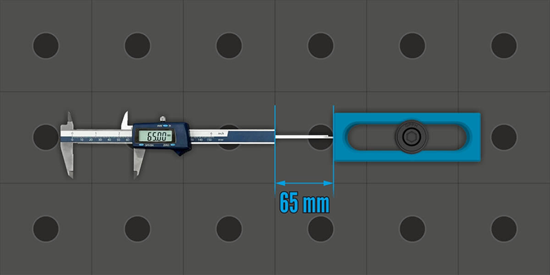 Stół Spawalniczy Na Kołach GPPH ECO Fi16 Siatka Diagonalna - 2000 x 1000 mm - Podziałka Blatu
