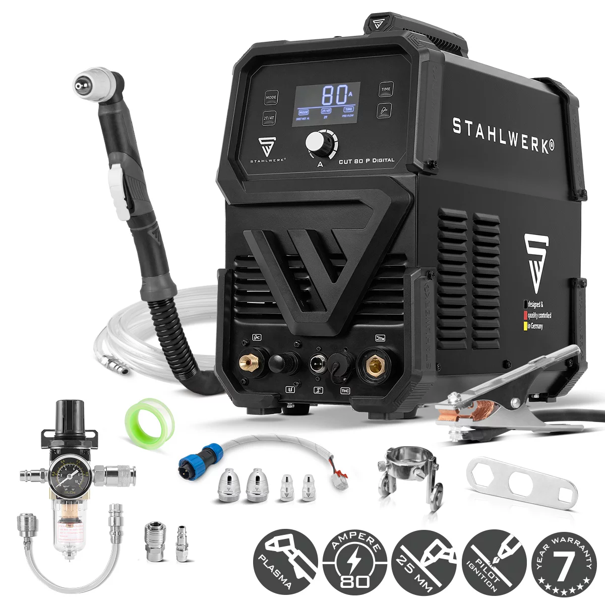 Przecinarka plazmowa STAHLWERK CUT 80 P Digital CNC - 80 A cięcie do 25 mm - Główne Zdjęcie
