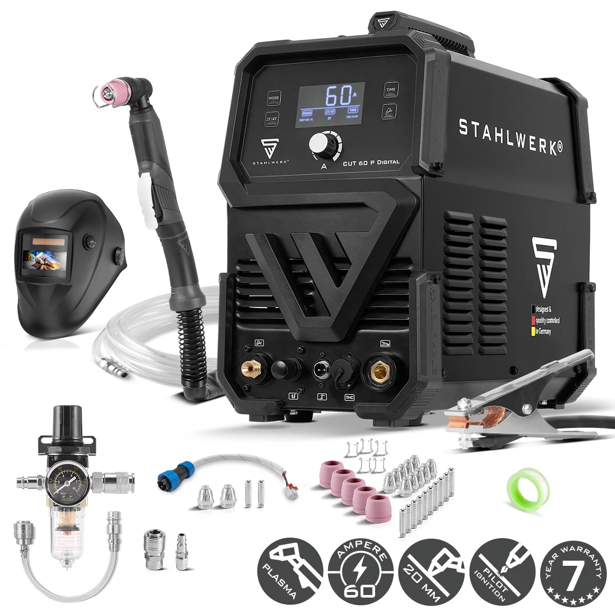 Przecinarka plazmowa Stahlwerk CUT 60 P Digital CNC - 60 A cięcie do 20 mm - Główne Zdjęcie