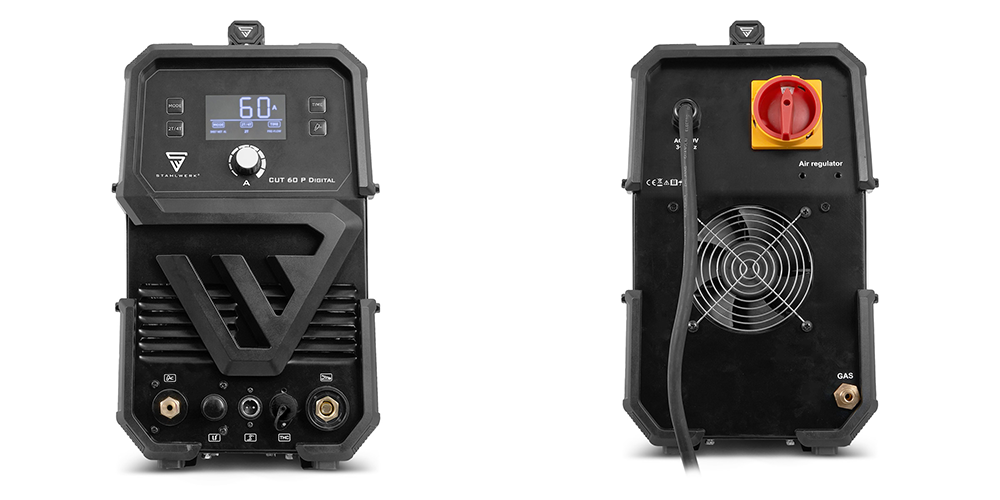 Przecinarka plazmowa Stahlwerk CUT 60 P Digital CNC - 60 A cięcie do 20 mm - Kolaż