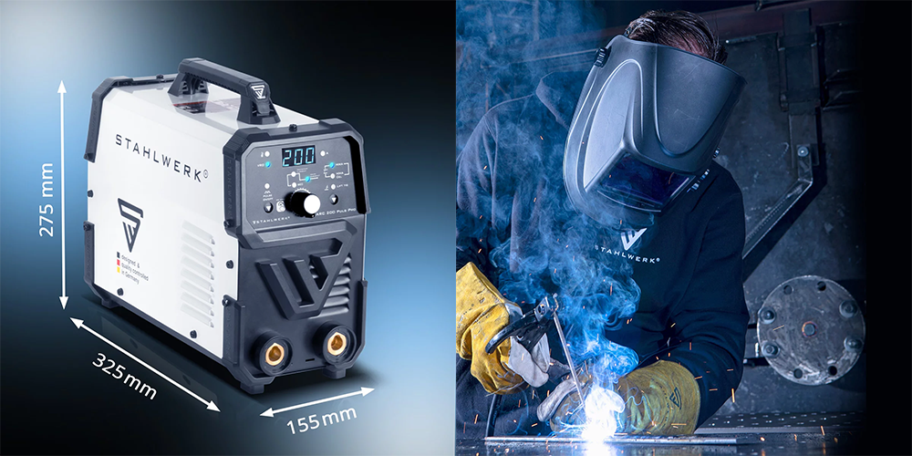 Spawarka elektrodowa Stahlwerk ARC 200 Puls Pro MMA TIG Lift 200A - Kolaż