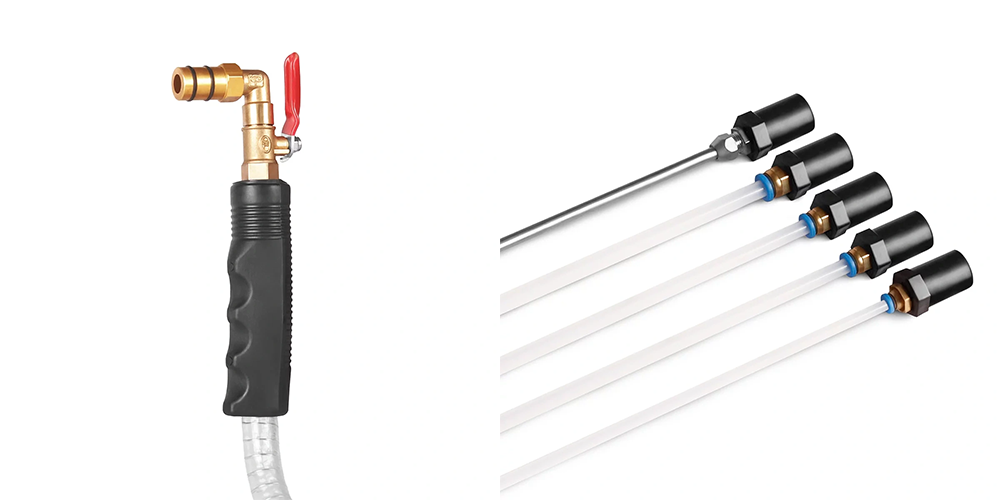 Zlewarka do oleju Stahlwerk OD-71 ST 80 l - Węże