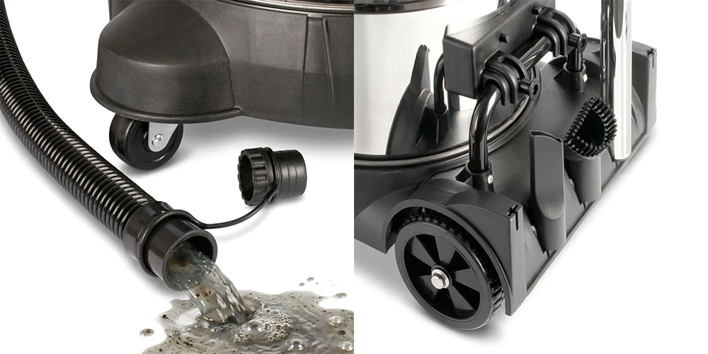 Odkurzacz do pracy na sucho i mokro Stahlwerk VCL-1400 ST - 1400 W | 60 l - Kolaż