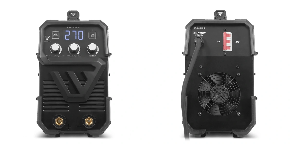 Akcesoria spawalnicze w zestawie ze spawarką STAHLWERK ARC 270 ST