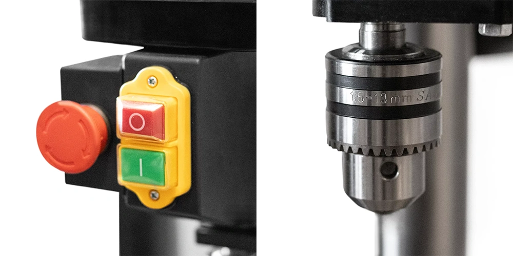 Wiertarka stołowa słupowa Stahlwerk BD-350 ST 350 W | 620 - 2620 obr/min - Detale