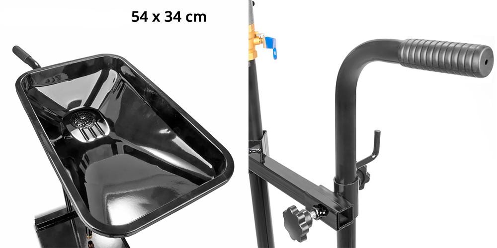 Zlewarka do oleju STAHLWERK OD-110 ST - Kolaż