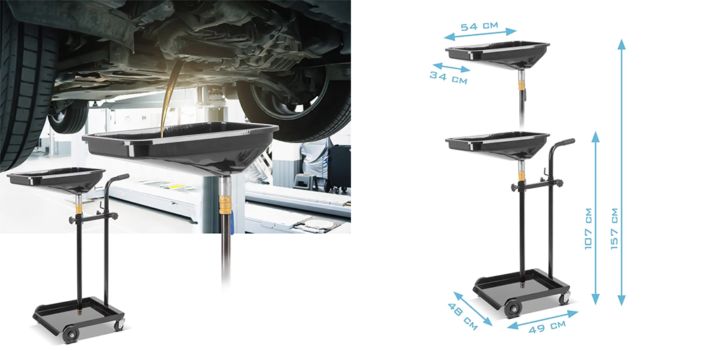 Zlewarka do oleju STAHLWERK OD-110 ST - Kolaż