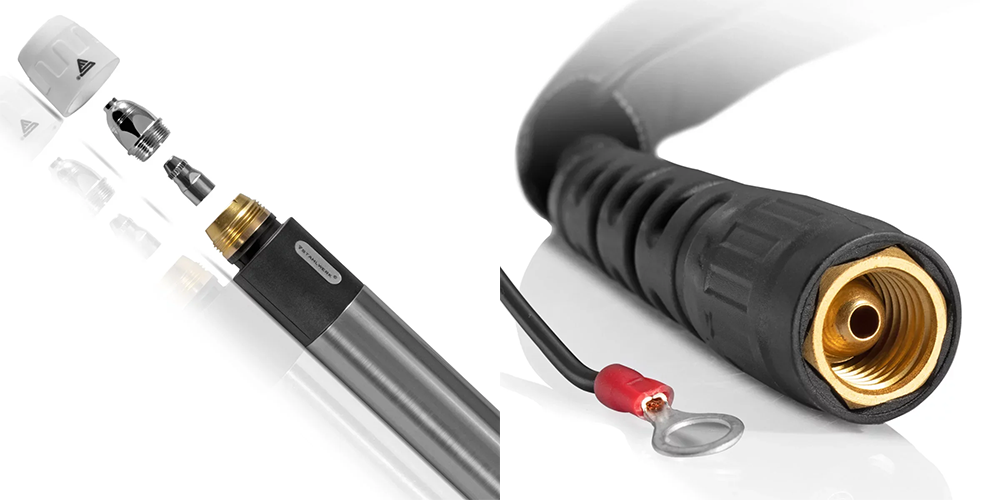 Uchwyt plazmowy / do cięcia plazmowego STAHLWERK CNC P80 5 m - Kolaż