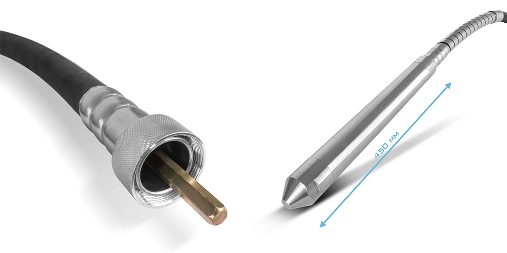 Butla wibracyjna STAHLWERK Ø 45 mm | 4 m - Kolaż