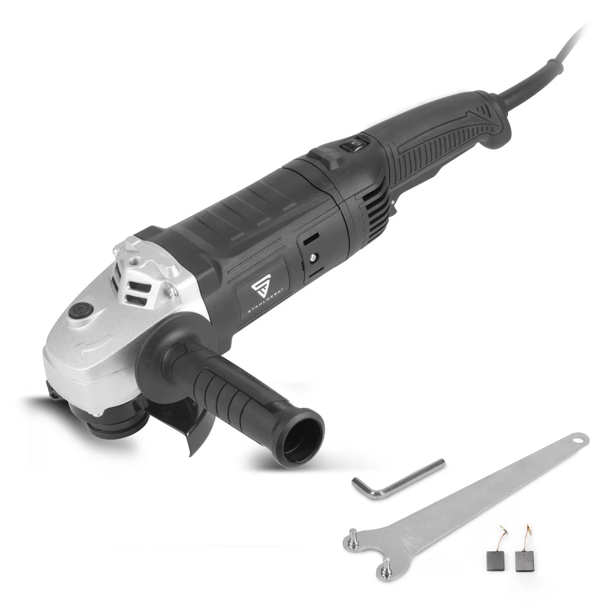 Szlifierka kątowa STAHLWERK WS-1600 ST - 1600 W | 3000 - 8500 obr/min - Główne Zdjęcie