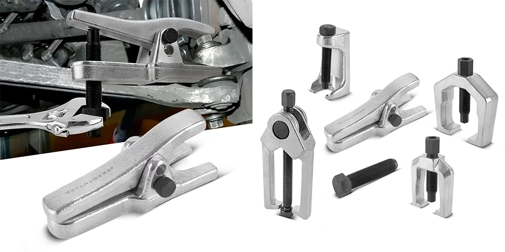 Ściągacze do przegubów kulowych STAHLWERK - 5 części - Kolaż