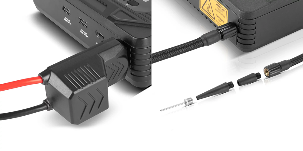 Powerbank do rozruchu STAHLWERK PB-1400 ST - 400 A | 14 000 mAh - Kolaż