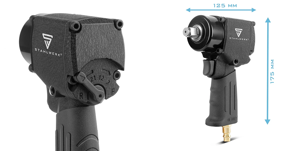 Pneumatyczny klucz udarowy STAHLWERK DSS-680 ST - 680 Nm | 10 000 obr/min - Kolaż