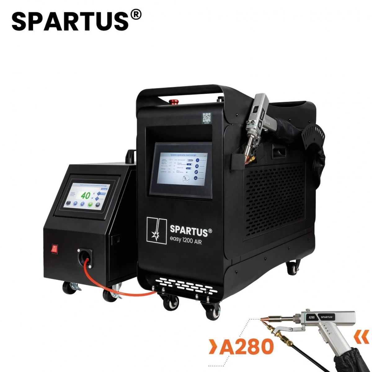 Mobilna spawarka laserowa SPARTUS Easy 1200AIR z podajnikiem drutu