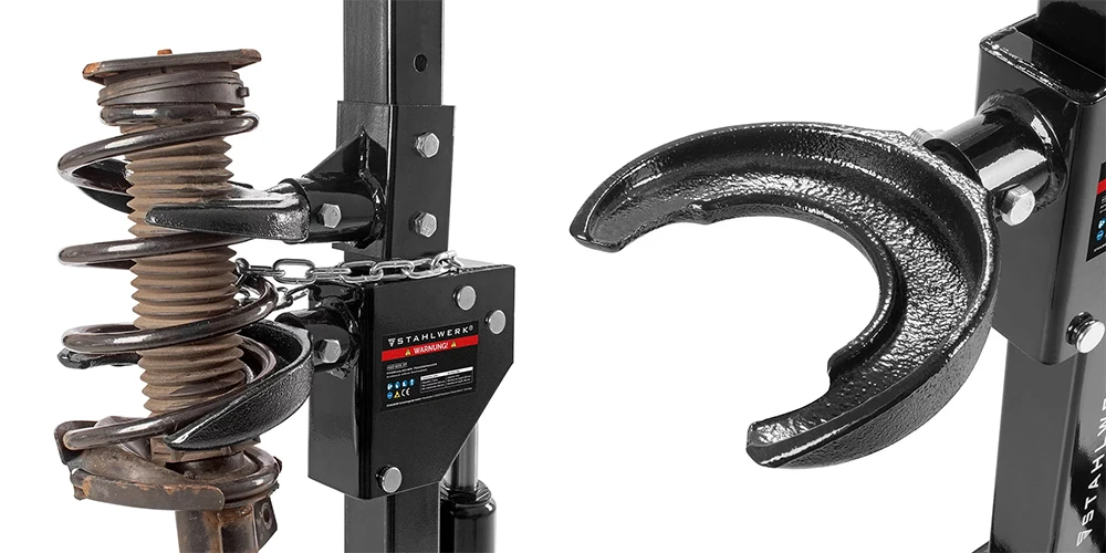 Hydrauliczny ściskacz sprężyn STAHLWERK HSC-820 ST - Kolaż