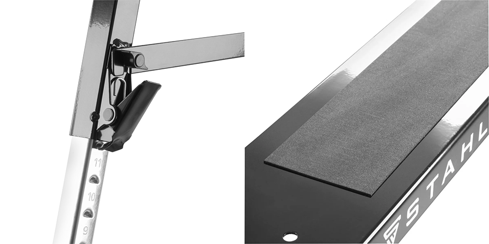 Kozły robocze STAHLWERK SB-910 ST udźwig 150 kg - Kolaż