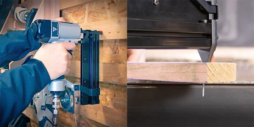 Gwoździarka pneumatyczna / zszywacz STAHLWERK DN-50 ST - Kolaż