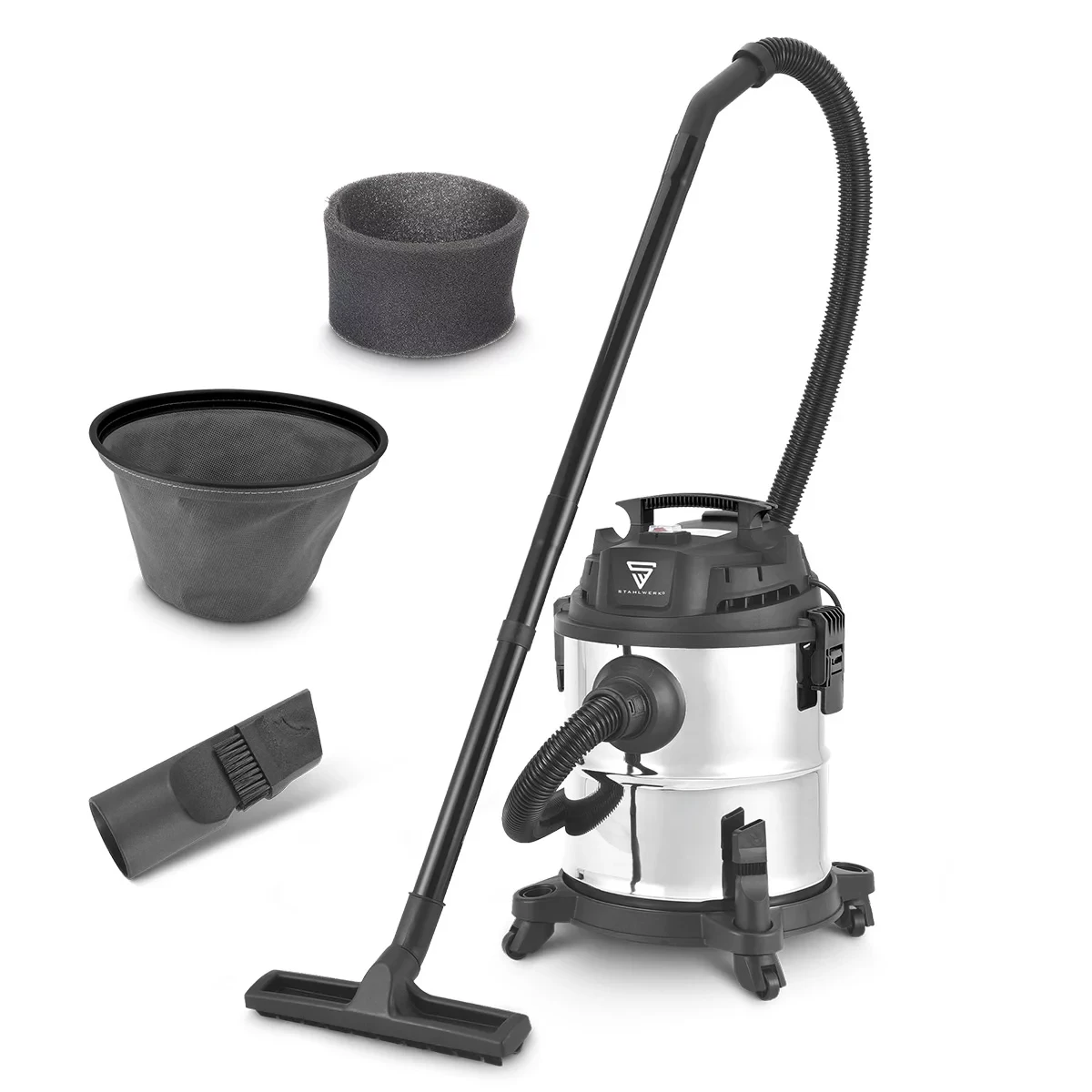 Odkurzacz do pracy na sucho i mokro STALWERK VCL-1200 ST - 1200 W | 20 l - Główne Zdjęcie