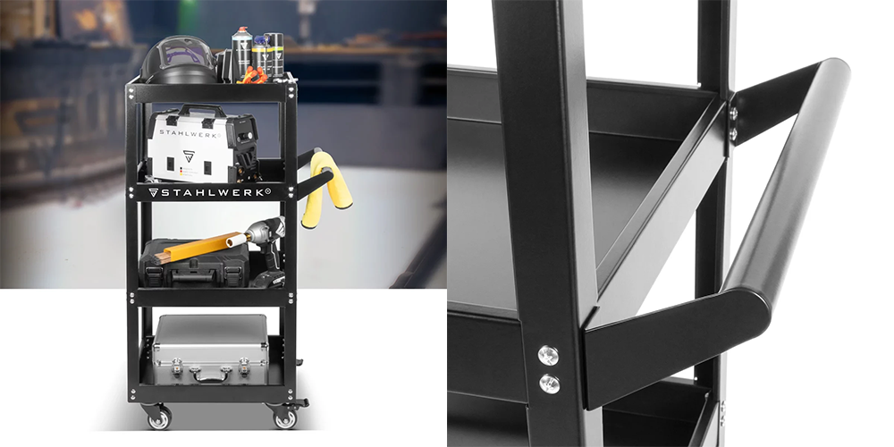 Wózek warsztatowy narzędziowy STAHLWERK ST-1100 - Kolaż