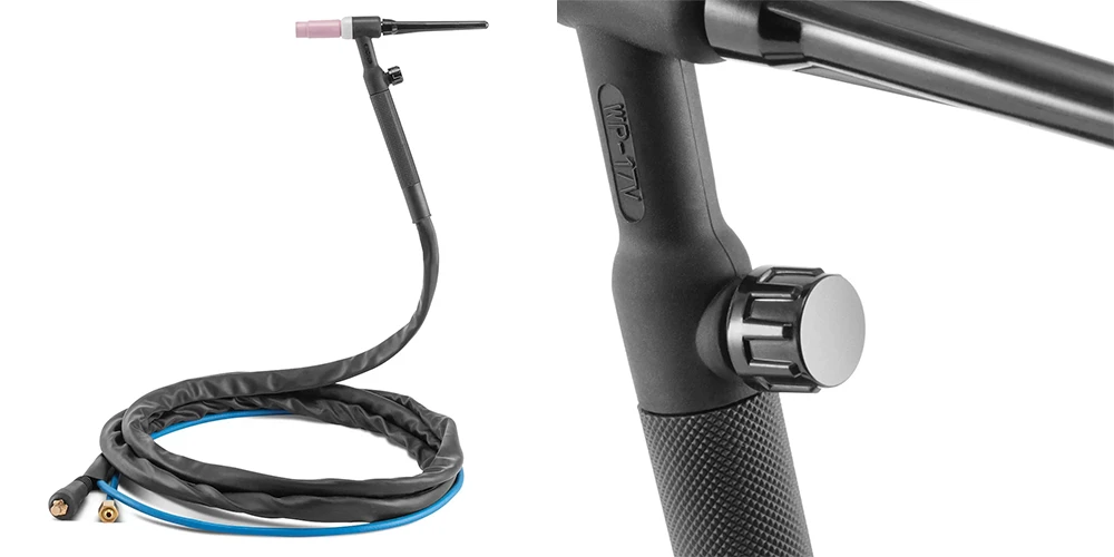 Uniwersalny uchwyt spawalniczy TIG Lift WP-17V STAHLWERK 4 m - Kolaż