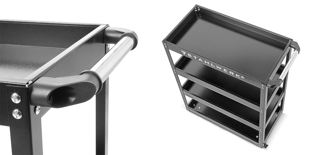 Wózek narzędziowy warsztatowy STAHLWERK ST-875 - Kolaż