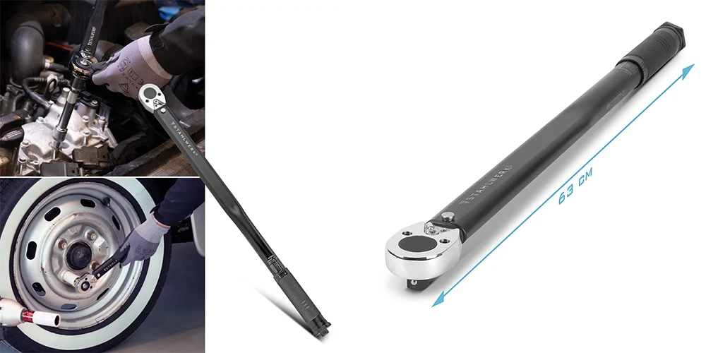 Klucz dynamometryczny STAHLWERK TW-350 ST - 750-350 Nm 1/2" - Kolaż