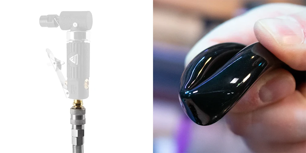 Profesjonalny wąż sprężonego powietrza PU STAHLWERK DS-20 ST 20 m - Kolaż