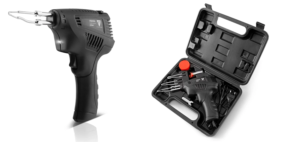 Pistolet lutowniczy / lutownica STAHLWERK LP-200 200 W - Kolaż