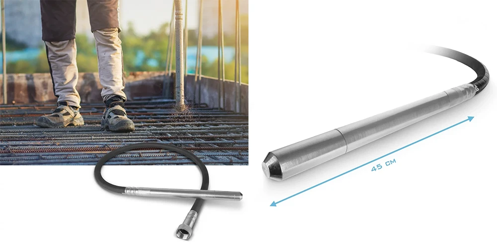 Butla wibracyjna STAHLWERK Ø 35 mm | 2 m - Kolaż